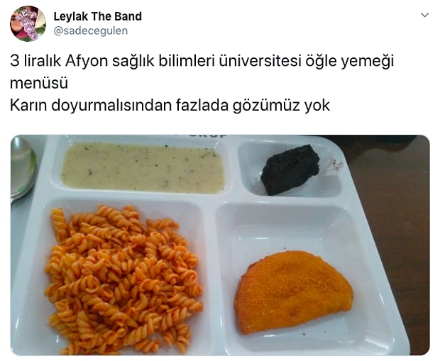 bir ogrencinin paylastigi ogle yemegi sonrasi tum universiteliler en kotu ogle yemegini secme yarisina girdi