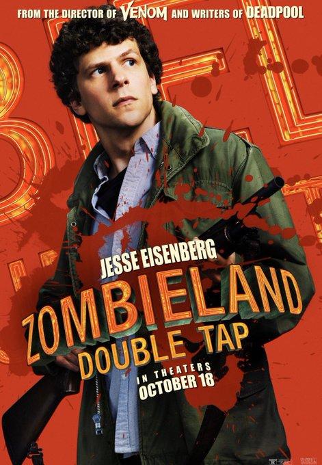 1. Zombieland: Double Tap’ten yeni posterler yayınlandı.