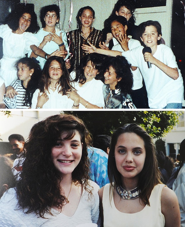 15. Angelina Jolie ve arkadaşları.