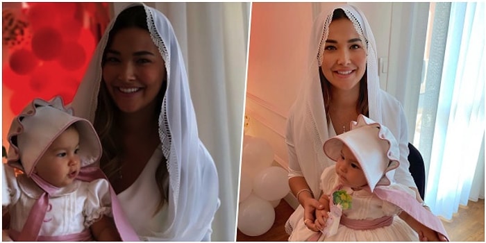 Gizem Hatipoğlu Kızı Lila'nın Diş Buğdayı Töreninde Gelenekleri Unutmayarak Mevlit Okuttu