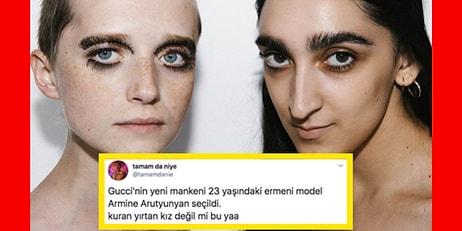 Eli Olan Yazıyor! Gucci'nin Yeni Mankeni Armine Arutyunyan, Dış Görünüşü Nedeniyle Çirkin Yorumlara Maruz Kaldı!