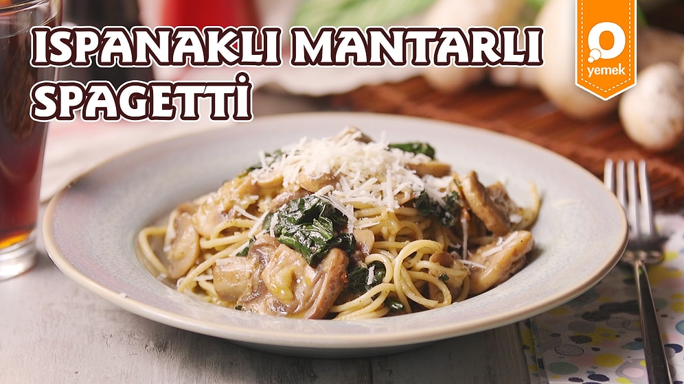 Alışılmış Makarna Tadından Sıkılanları Böyle Alalım! Ispanaklı Kremalı Spagetti Nasıl Yapılır?