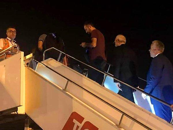 CHP lideri, Anadolu Jet'in tarifeli seferiyle Ankara'ya döndü.