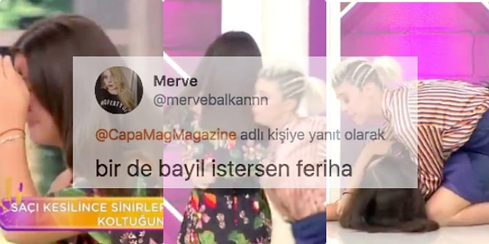 Saçlarının Kesildiğini Görünce Stüdyo Ortasında Bayılan Kuaförüm Sensin Yarışmacısı ve Gelen Tepkiler