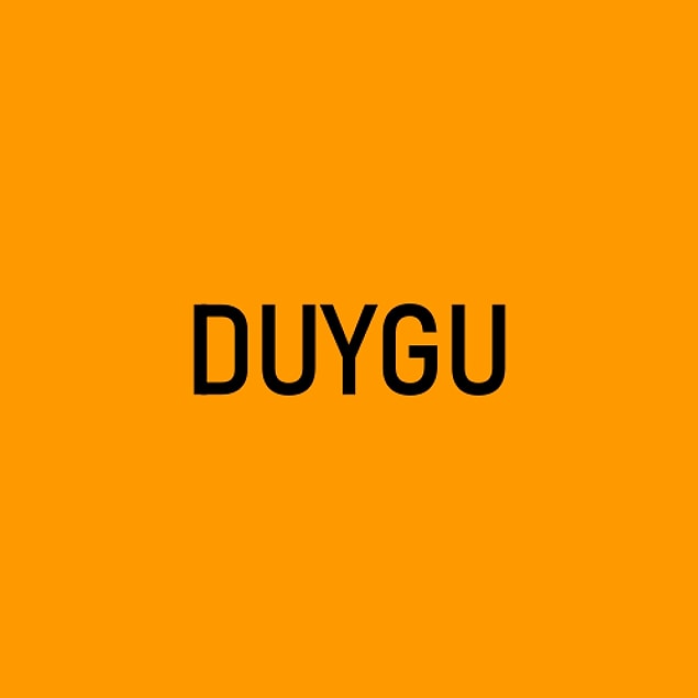 Senin alnına yazılan kişinin adı Duygu!