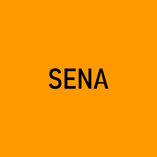 Senin alnına yazılan kişinin adı Sena!