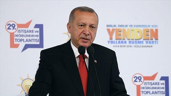 Cumhurbaşkanı Erdoğan, "Amacımız Fırat'ın doğusunu da, altını çiziyorum, barış pınarlarıyla sulamaktır" dedi.