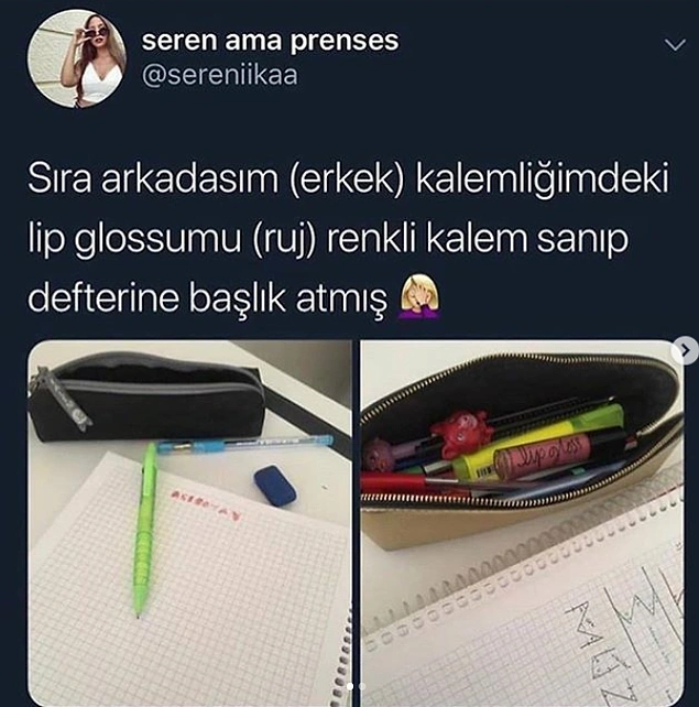 Bir umut yazmış.