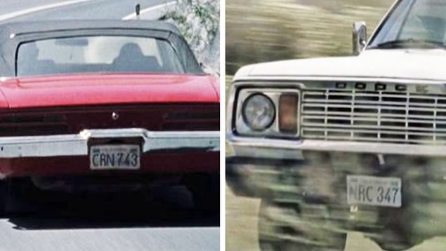 1. Makinist'te, Trevor ve İvan'ın plakalarına dikkatli bakın. Trevor’ın plakası Ivan’ın plakasının tersine çevrilmiş halidir.