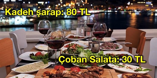 İstanbul'da Yiyip İçmek İsteyenlerin Gözlerinin Yuvasından Çıkmasına Sebep Olacak Mekan Adisyonları