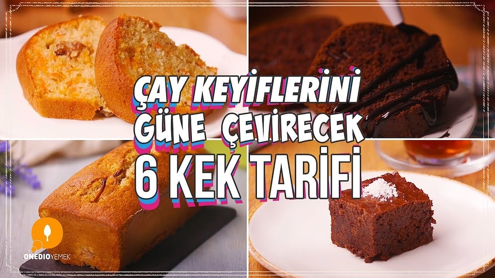 Çay Keyiflerini Güne Çevirecek 6 Kek Tarifi