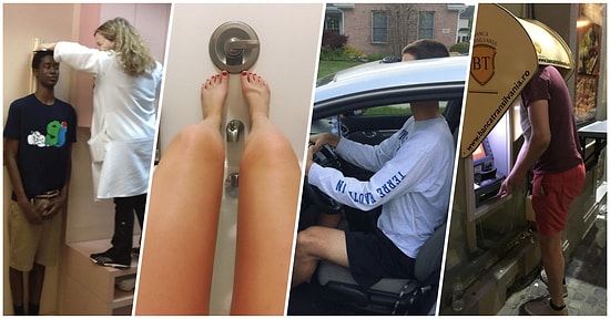 Hep Kısaların mı Dertlerini Konuşacağız! Selvi Boyluların Şu Küçücük Dünyaya Sığamadıklarını Gösteren 17 Kare