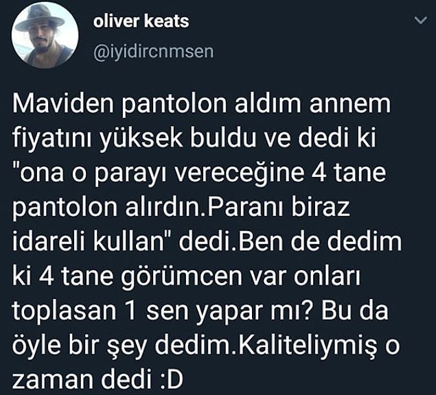 10. Güzel geri dönüş.