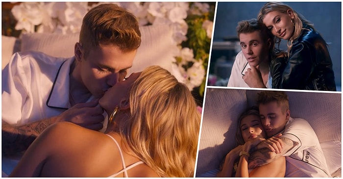 Aşkını Bir Kez Daha Dünyaya Haykırdı! Justin Bieber Yeni Şarkısının Klibinde Eşi Hailey Baldwin ile Kamera Karşısına Geçti