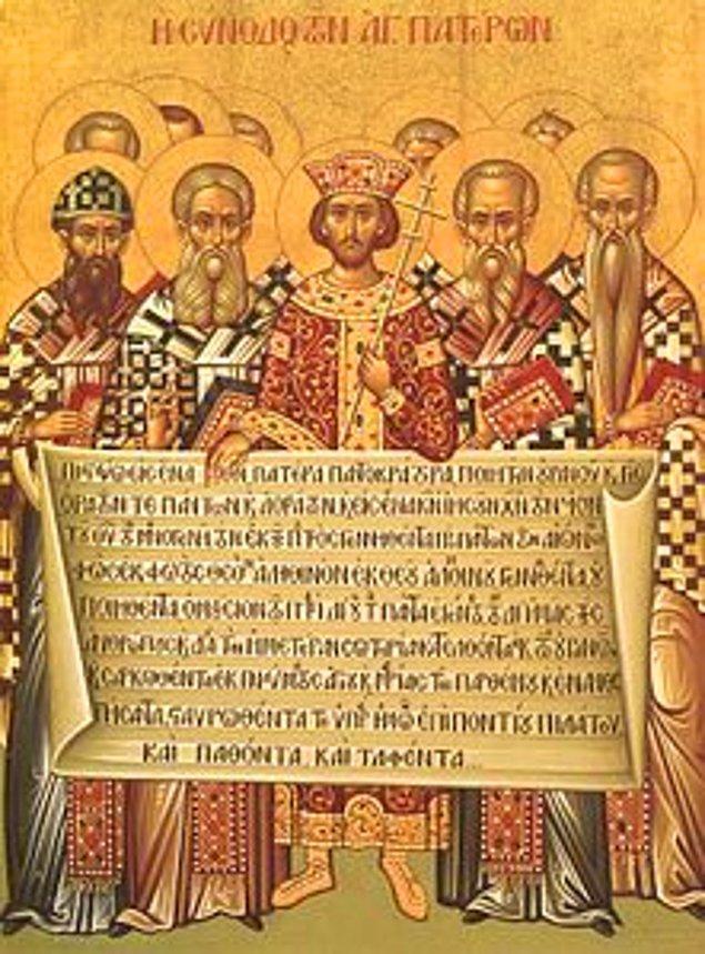 451 - Hristiyanlıktaki önemli doktriner ayrılıkların tartışıldığı "Konsil"lerin 4.sü Kalkedon (Kadıköy) Konsili toplandı.