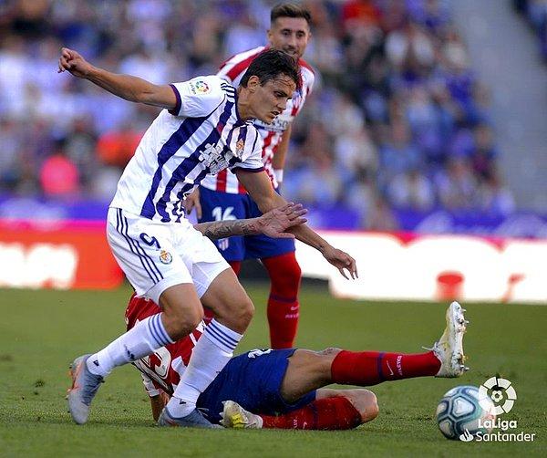 Enes Ünal, Real Valladolid'in sahasında Atlético Madrid ile 0-0 berabere kaldığı maçın son 21 dakikasında oyuna dahil oldu.