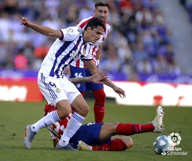 Enes Ünal, Real Valladolid'in sahasında Atlético Madrid ile 0-0 berabere kaldığı maçın son 21 dakikasında oyuna dahil oldu.