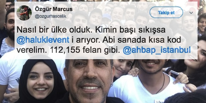 Memleketin Süper Kahramanı Haluk Levent'e ve AHBAP'a Olan Hayranlığını İçine Sığdıramayan Aşırı Haklı İnsanlar