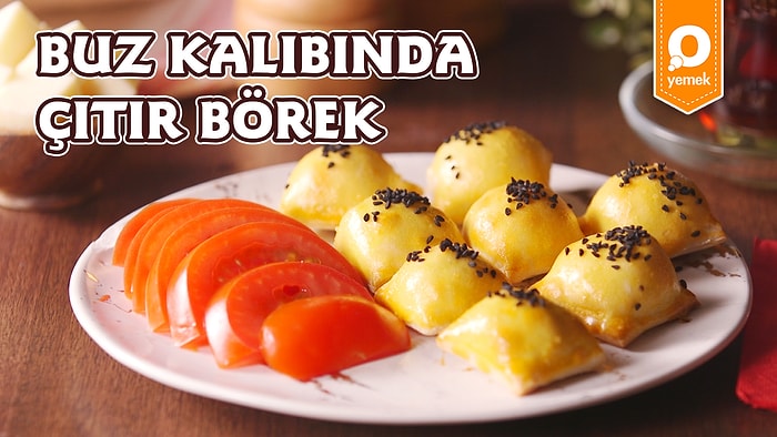 'Börek Sadece Tepside Yapılmaz!' Dedirtecek Nefis Lezzet: Buz Kalıbında Çıtır Börek Nasıl Yapılır?