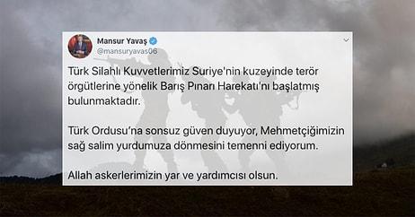 Fırat'ın Doğusuna Kara Harekâtına Başlayan Türk Silahlı Kuvvetleri'ne Sosyal Medyada Destek Mesajları Yağdı!