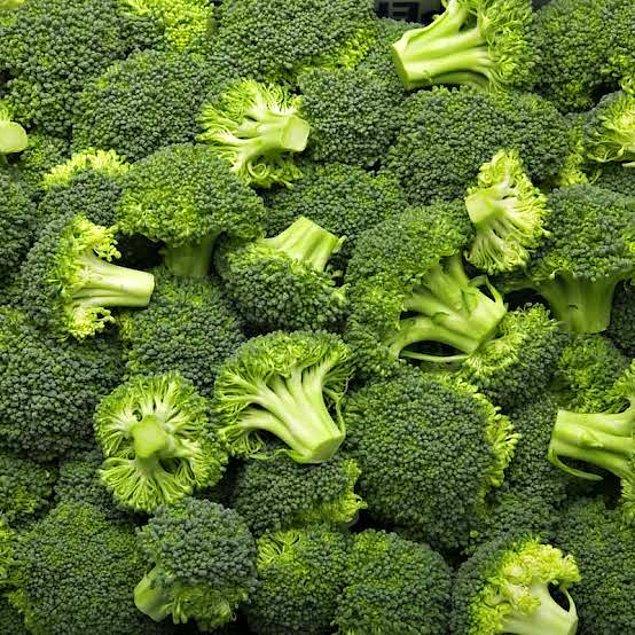 8. Hem kalsiyum hem vitamin kaynağı olan brokoli