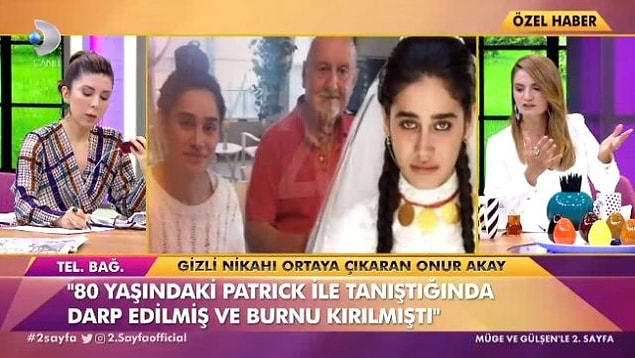 "Orada Türk bir erkekle tanışmış ancak adam kıskanç biri olduğu için anlaşamamışlar, adam ona şiddet uygulamış hatta burnunu kırmış."