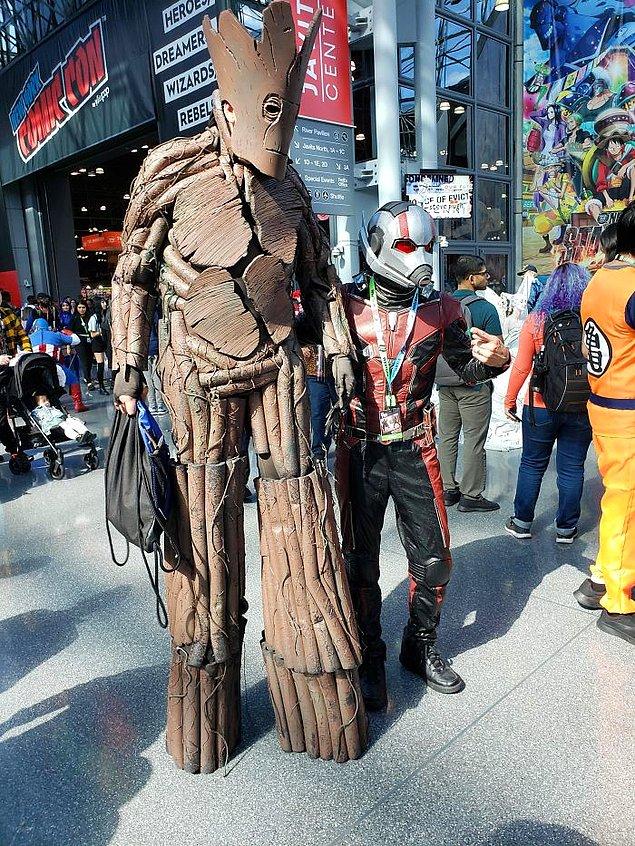 10. Groot ve Antman (Marvel)
