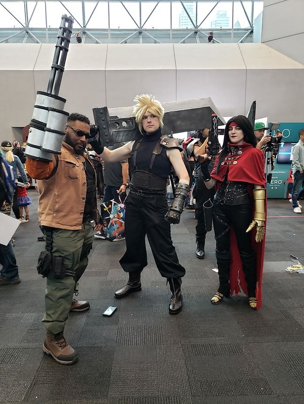 51. Barret, Cloud ve Vincent (Final Fantasy VII)