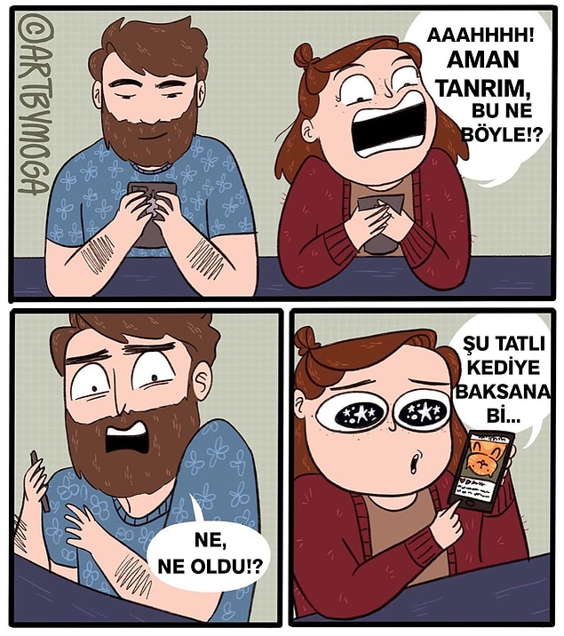 2. Tatlı bir hayvan videosuna denk gelince hep böyle olur. 🥰