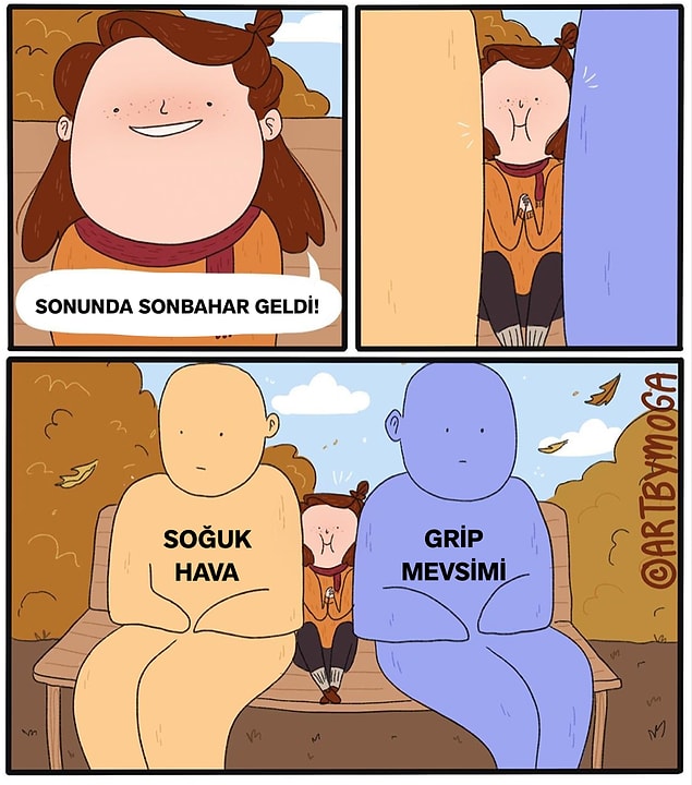 4. Sonbahar aşıkları burada mı? 😷