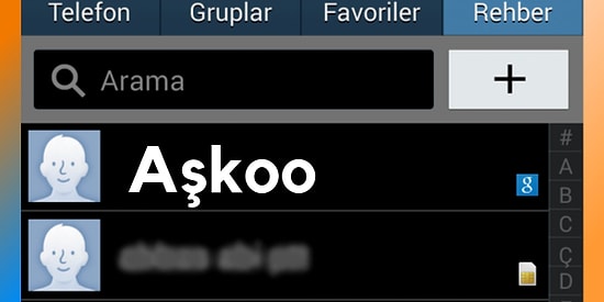 Flörtün Seni Telefon Rehberine Ne Diye Kaydetmiş?