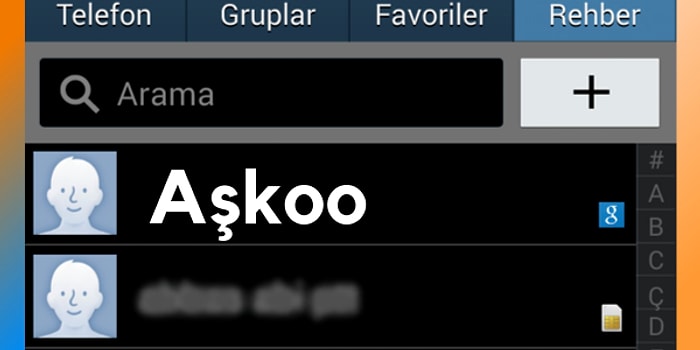 Flörtün Seni Telefon Rehberine Ne Diye Kaydetmiş?