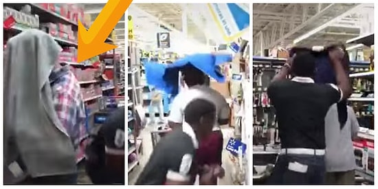 Havlu Şakası ile Marketteki İnsanları Oldukça Başarılı Şekilde Trolleyen Adam