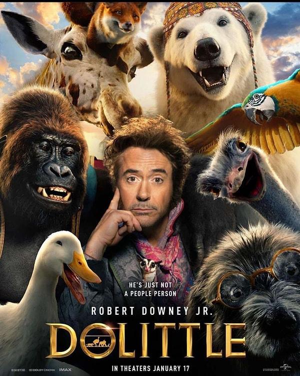 3. Robert Downey Jr.’ın başrolde bulunduğu Dolittle’dan bir poster yayınlandı.