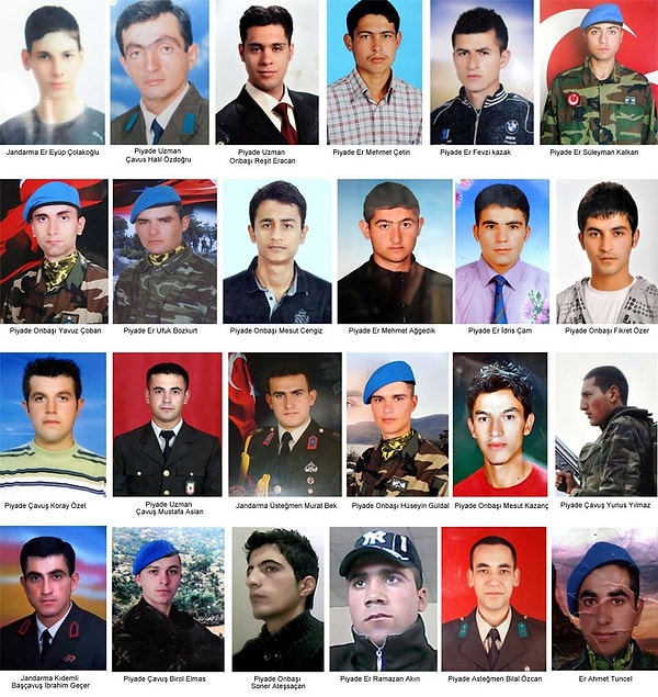 2011 - Ekim 2011 Çukurca saldırısı gerçekleşti. 8 ayrı yerde eşzamanlı olarak PKK tarafından düzenlenen saldırı sonucu 24 asker şehit oldu.