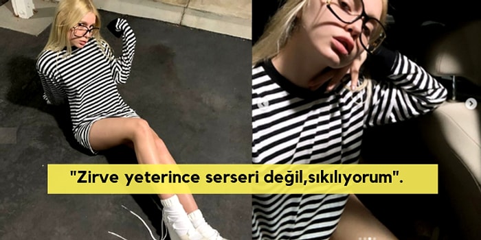 Aleyna Tilki, "Zirve Yeterince Serseri Değil, Sıkılıyorum" Diyerek Paylaştığı Fotoğrafıyla Sosyal Medyayı Salladı!