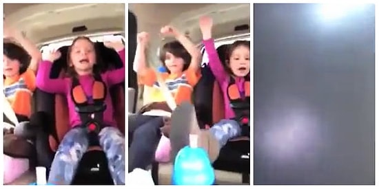 Bu Yüzden Araba Kullanırken Telefona Bakmamalıyız! Şarkı Söyleyen Çocuklarını Kayda Alırken Kaza Yapan Anne