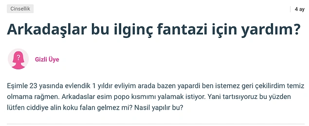 Kokulu seviyordur?