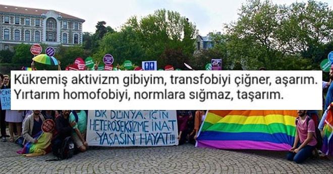 Boğaziçi Üniversitesi LGBTİ+ Çalışmaları Kulübü'nün İstiklal Marşı'nın Sözlerini Değiştirerek Attığı Mesaj Sosyal Medyanın Gündeminde