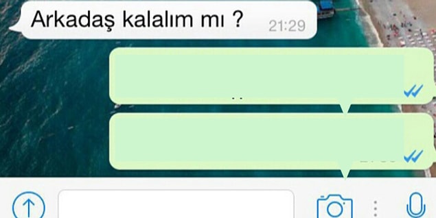 6. Böyle bir mesaj atsa cevabın ne olurdu?