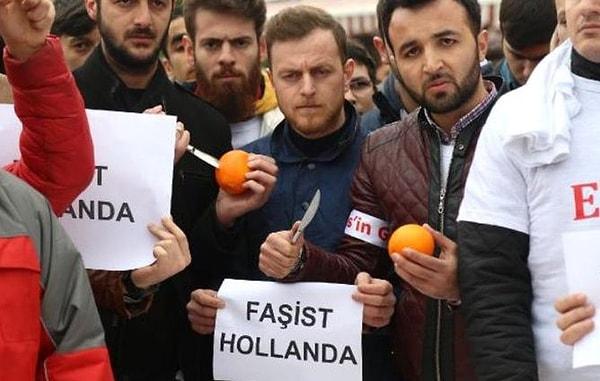3. Portakala meyve bıçağı sokmak... Protesto gibi protesto.