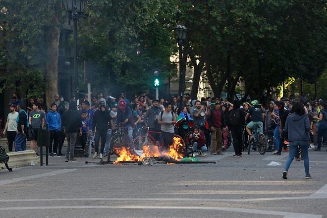 Şili'de Metro Zammı Protestoları: Can Kaybı 8'e Yükseldi
