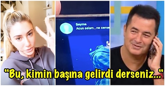 Canlı Yayında Acun Ilıcalı'ya Attığı Mesaj Görünen Şeyma Subaşı'dan Jet Gibi Bir Cevap Geldi!
