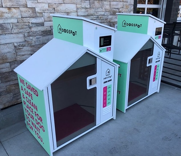 11. Alışveriş yaparken köpeğinizi gönül rahatlığıyla bırakıp gidebileceğiniz havalandırmalı köpek kulübeleri!