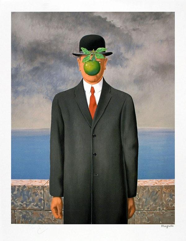 10. İnsanın Oğlu, René Magritte, 1946