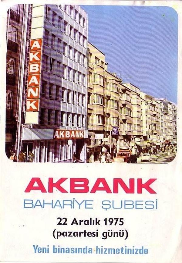 Akbank'ın açılışı, 1975