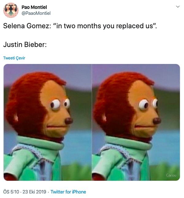 Şarkının bir kısmında "İki ay içerisinde bizi değiştirdin / Sanki kolaymış gibi." diyor. Ee tabi bu kısımları gören herkesin aklına ilk olarak Selena'nın eski sevgilisi Justin Bieber geldi.