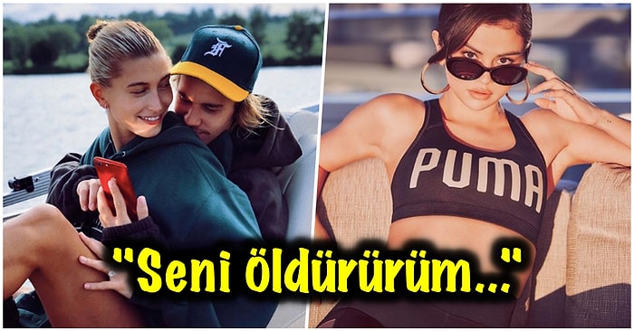 Hailey Baldwin, Justin Bieber'ın Eski Sevgilisi Selena Gomez'e 'Seni Öldürürüm' Mesajı Verdi Ortalık Karıştı!