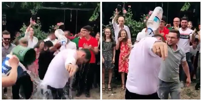 Bir Garip Düğün Geleneği: Ülkenin Bir Aylık Su İhtiyacını Damadın Üzerine Boşalttılar!