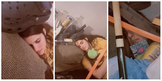 Uyuyan Arkadaşlarının Üstüne Onlarca Eşya Yığarak Zalimce Trollediler!